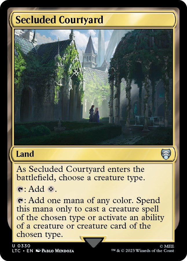 Secluded Courtyard (330) [LTC] - MTG Single