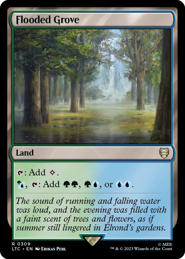 Flooded Grove (309) [LTC] - MTG Single