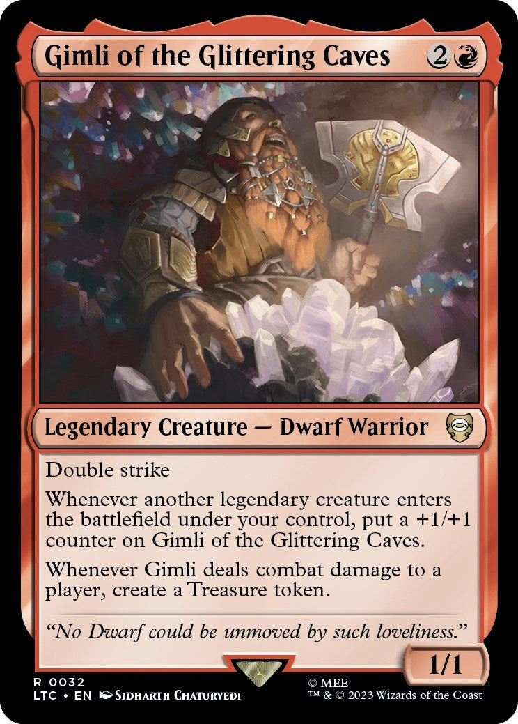 Gimli of the Glittering Caves (32) [LTC] - MTG Single