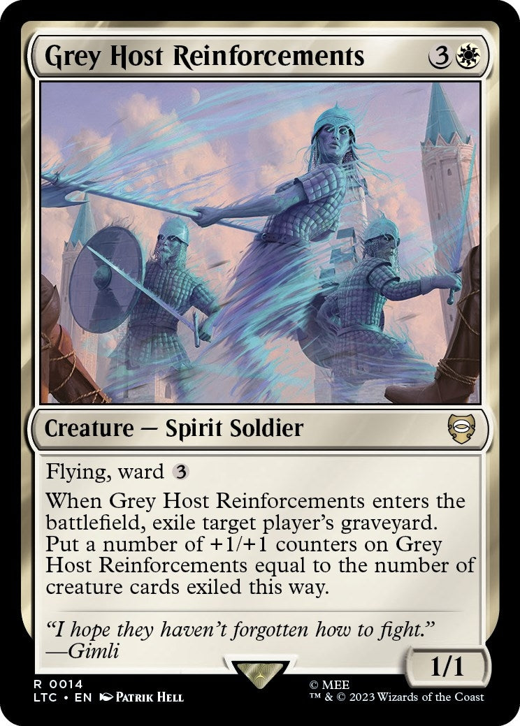 Grey Host Reinforcements (14) [LTC] - MTG Single