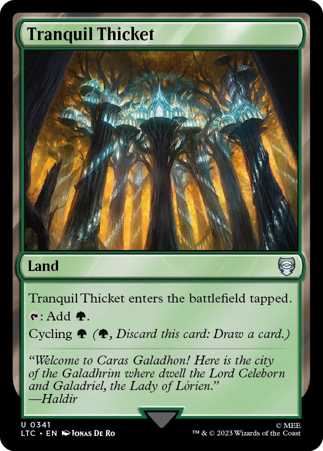 Tranquil Thicket (341) [LTC] - MTG Single