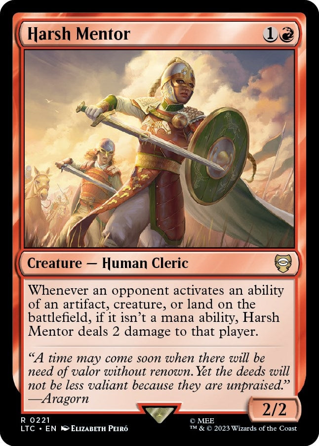 Harsh Mentor (221) [LTC] - MTG Single