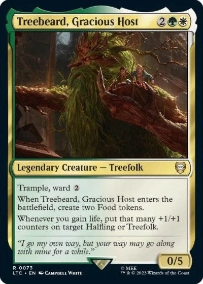 Treebeard Gracious Host (73) [LTC] - MTG Single