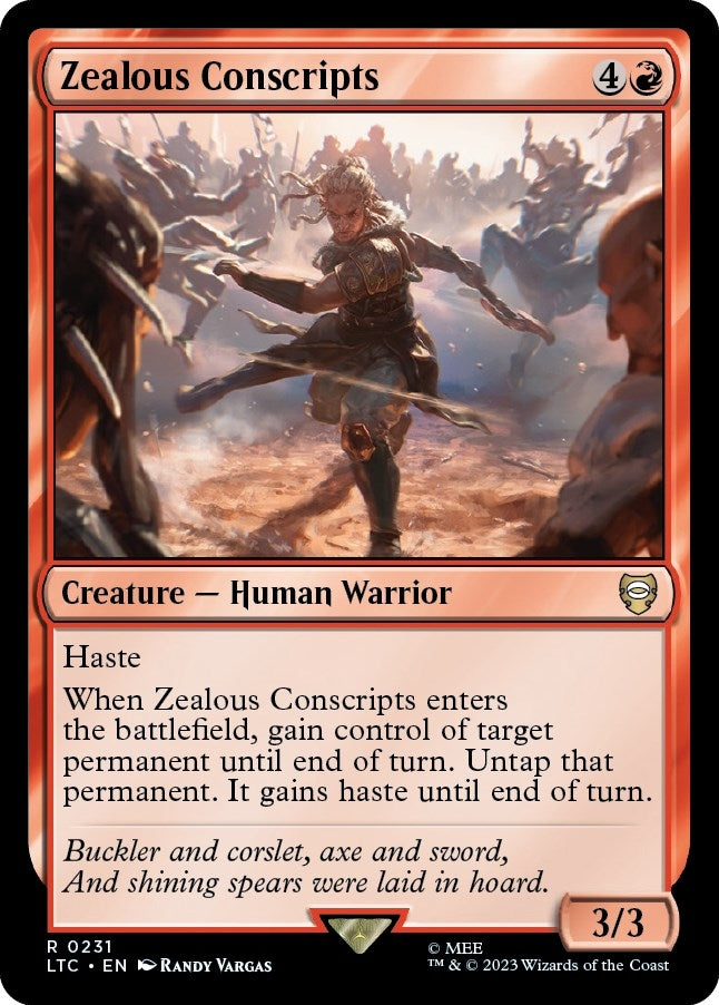 Zealous Conscripts (231) [LTC] - MTG Single