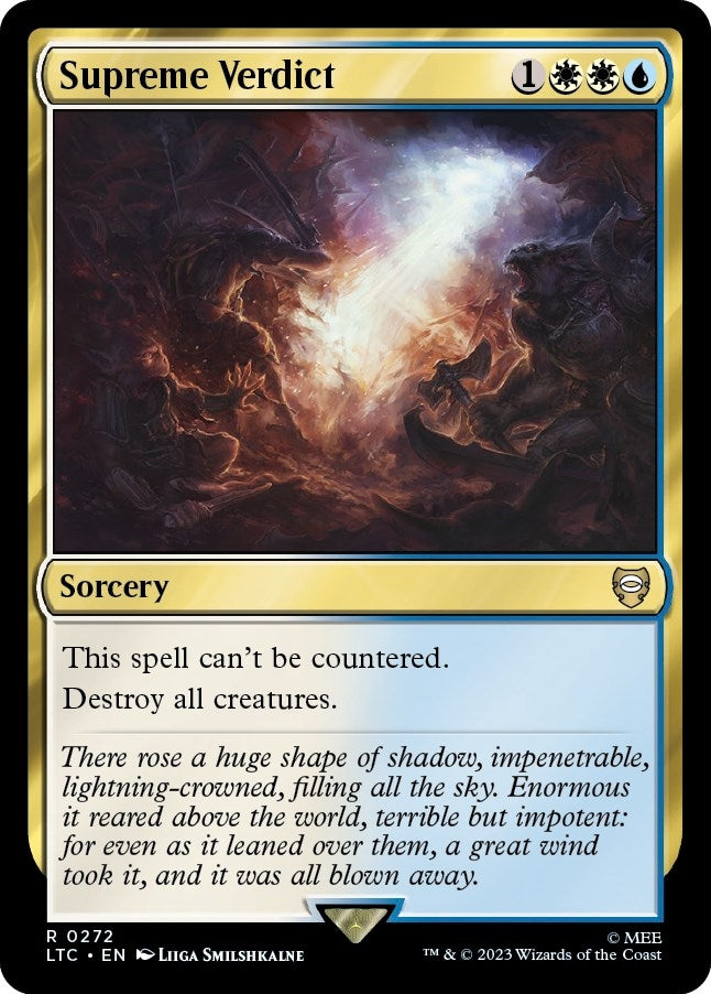 Supreme Verdict (272) [LTC] - MTG Single