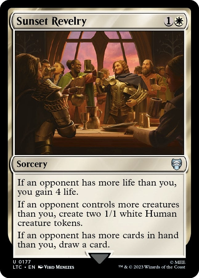 Sunset Revelry (177) [LTC] - MTG Single