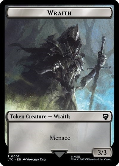 Wraith // Goblin Double-Sided Token (0) [LTC] - MTG Single