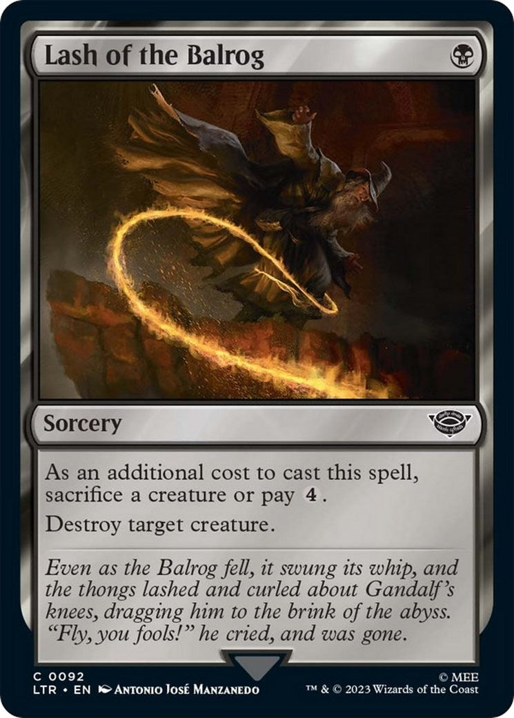 Lash of the Balrog (92) [LTR] - MTG Single