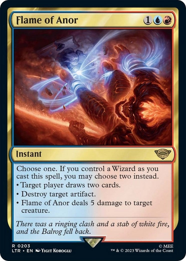 Flame of Anor (203) [LTR] - MTG Single