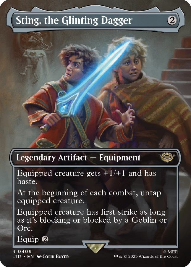 Sting the Glinting Dagger (Borderless) (409) [LTR] - MTG Single