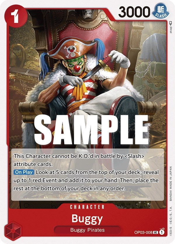 Buggy (008) (3008) (OP03) - One Piece Card Game Single