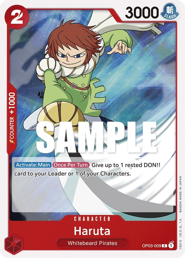 Haruta (3009) (OP03) - One Piece Card Game Single