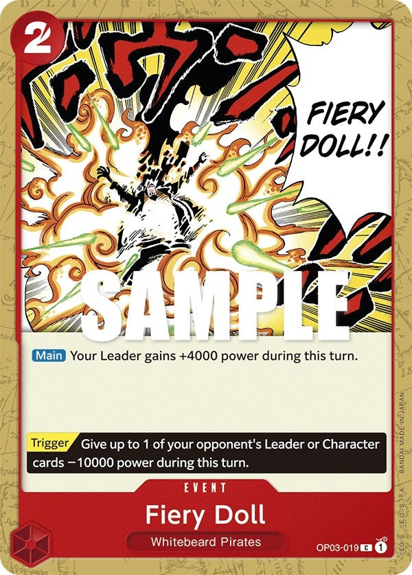 Fiery Doll (3019) (OP03) - One Piece Card Game Single