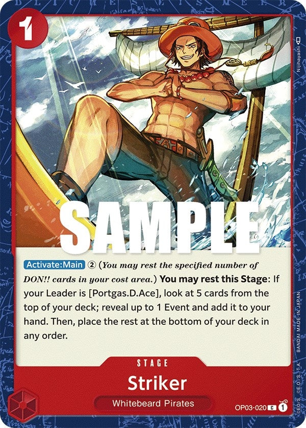 Striker (3020) (OP03) - One Piece Card Game Single