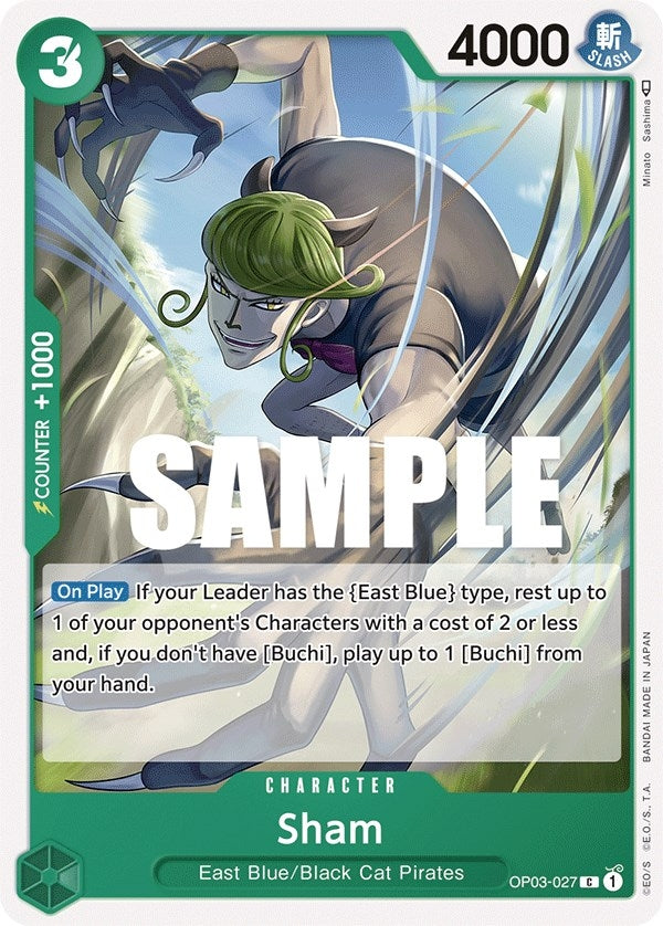 Sham (3027) (OP03) - One Piece Card Game Single