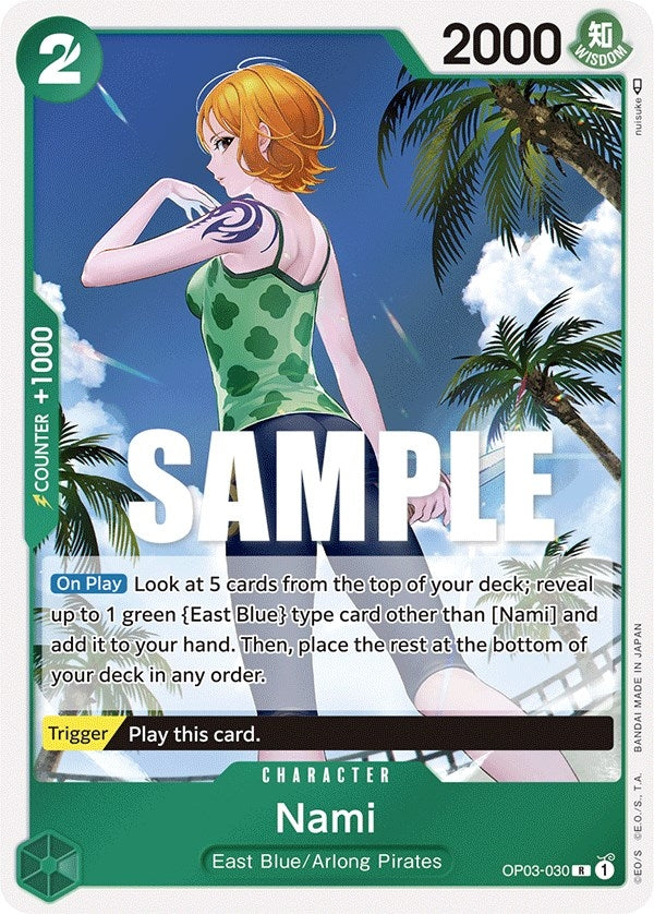 Nami (030) (3030) (OP03) - One Piece Card Game Single