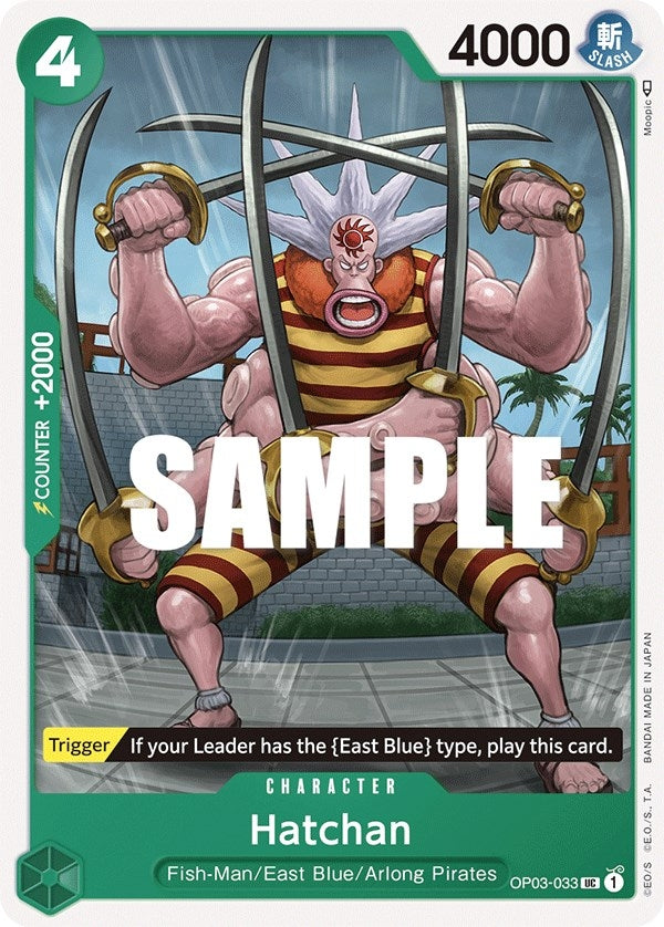 Hatchan (3033) (OP03) - One Piece Card Game Single