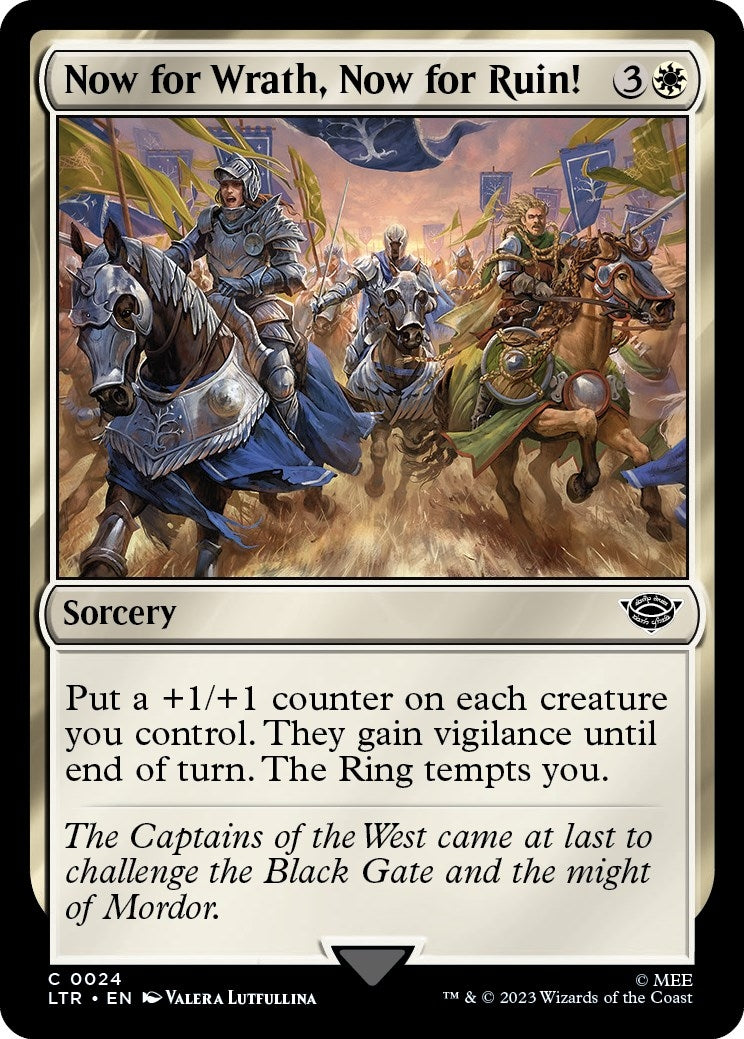 Now for Wrath Now for Ruin! (24) [LTR] - MTG Single