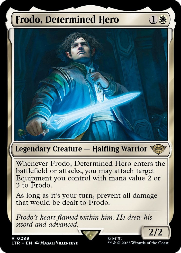 Frodo Determined Hero (289) [LTR] - MTG Single