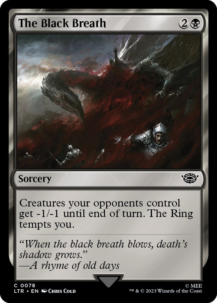 The Black Breath (78) [LTR] - MTG Single
