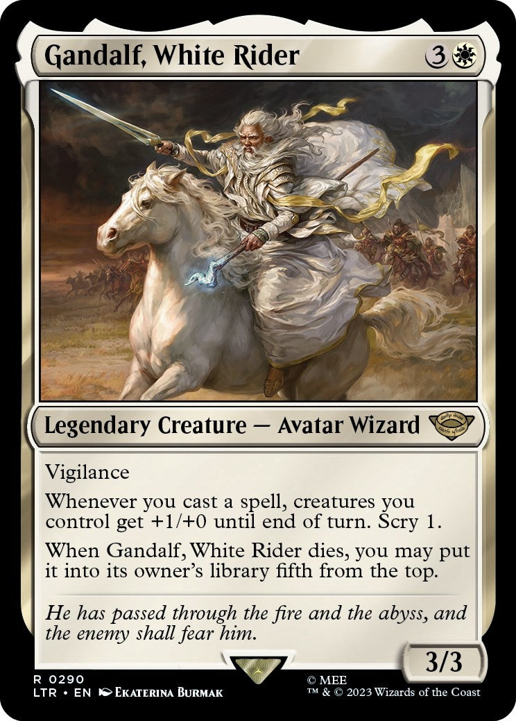 Gandalf White Rider (290) [LTR] - MTG Single