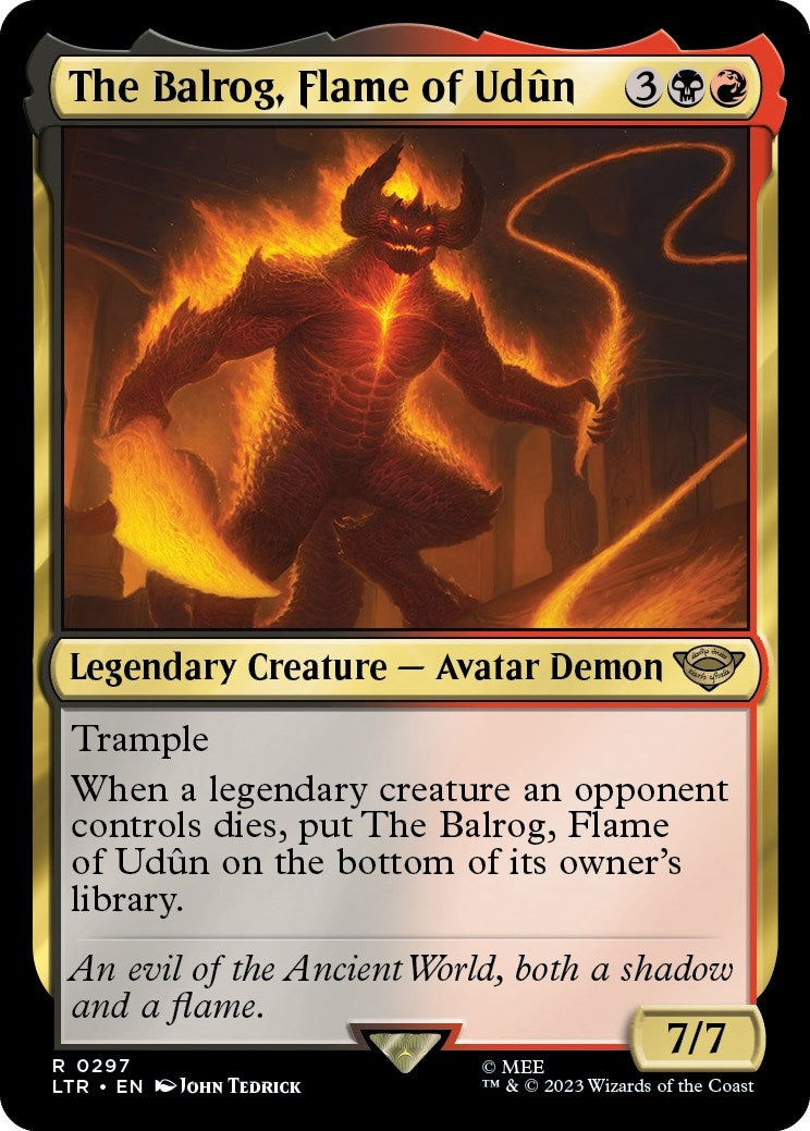 The Balrog Flame of Udun (297) [LTR] - MTG Single