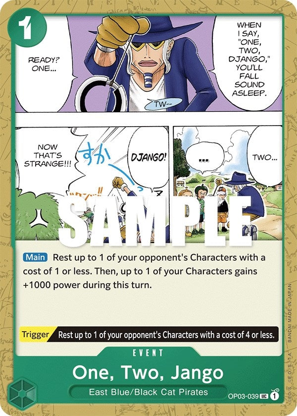 One Two Jango (3039) (OP03) - One Piece Card Game Single
