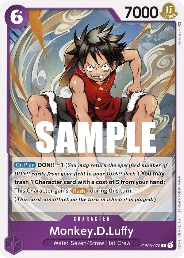 Monkey.D.Luffy (3070) (OP03) - One Piece Card Game Single