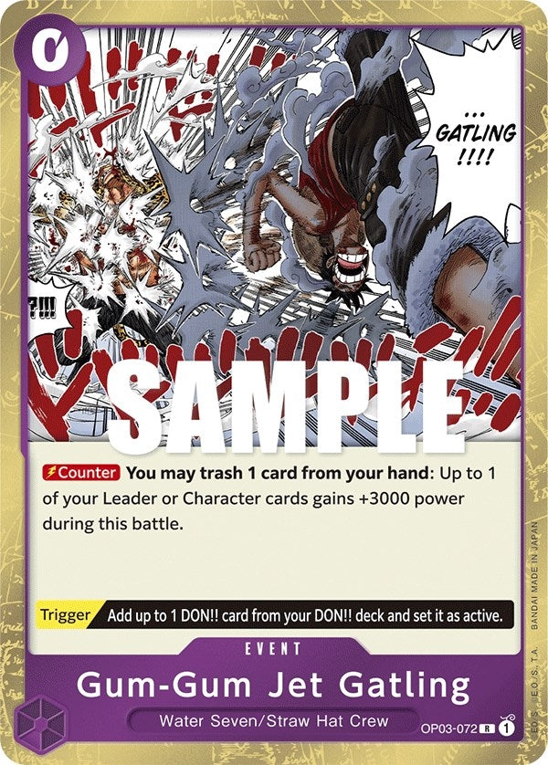Gum-Gum Jet Gatling (3072) (OP03) - One Piece Card Game Single