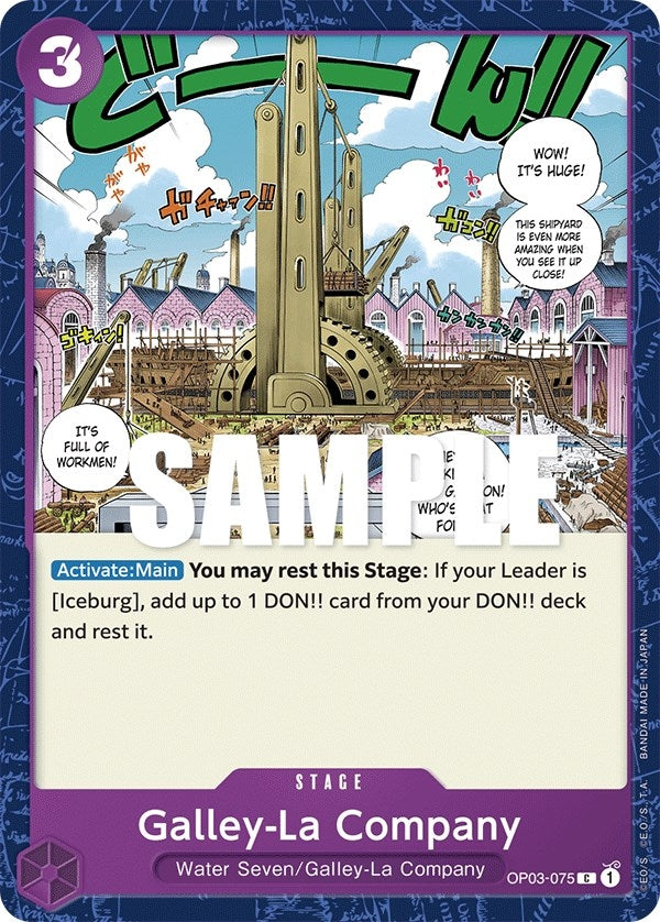 Galley-La Company (3075) (OP03) - One Piece Card Game Single
