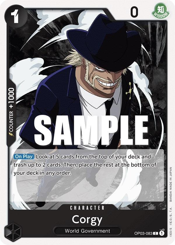 Corgy (3083) (OP03) - One Piece Card Game Single
