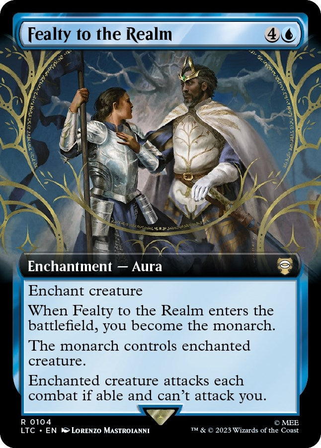 Fealty to the Realm (Extended Art) (104) [LTC] - MTG Single