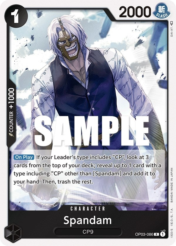 Spandam (3086) (OP03) - One Piece Card Game Single