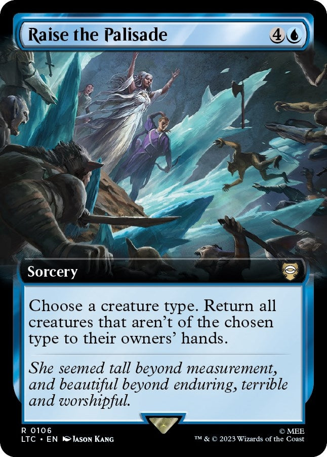 Raise the Palisade (Extended Art) (106) [LTC] - MTG Single