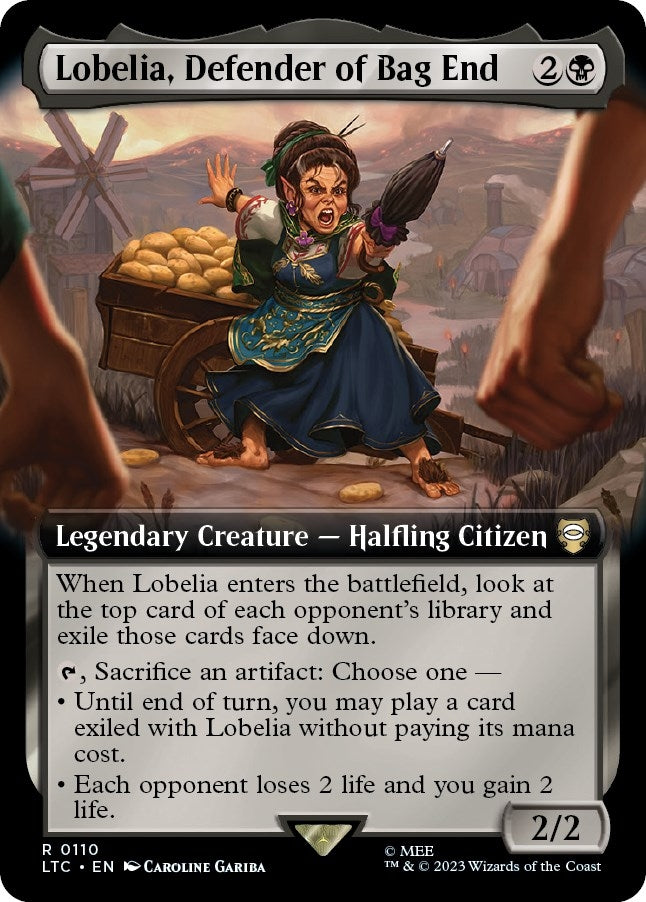 Lobelia Defender of Bag End (Extended Art) (110) [LTC] - MTG Single