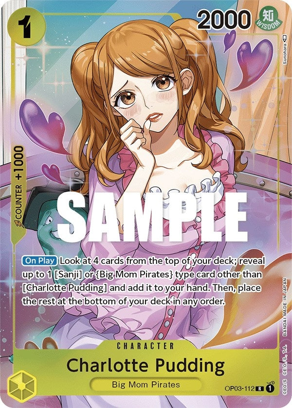 Charlotte Pudding (Alternate Art) (3112) (OP03) - One Piece Card Game Single