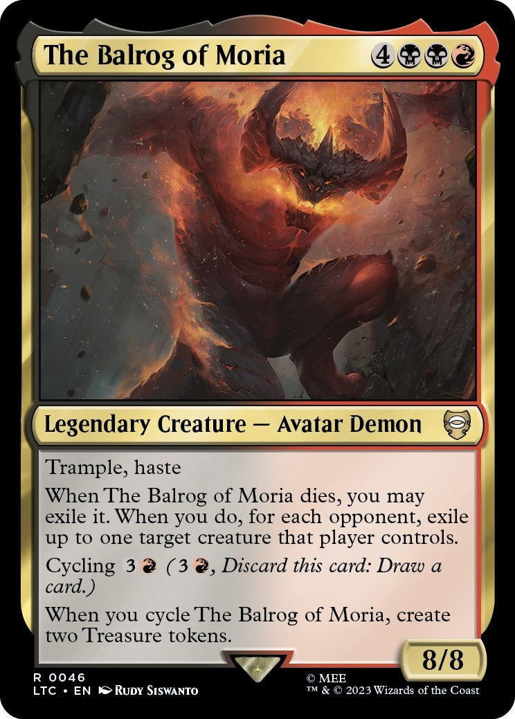 The Balrog of Moria (46) [LTC] - MTG Single