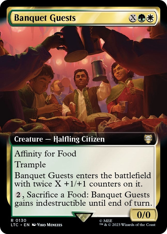 Banquet Guests (Extended Art) (130) [LTC] - MTG Single