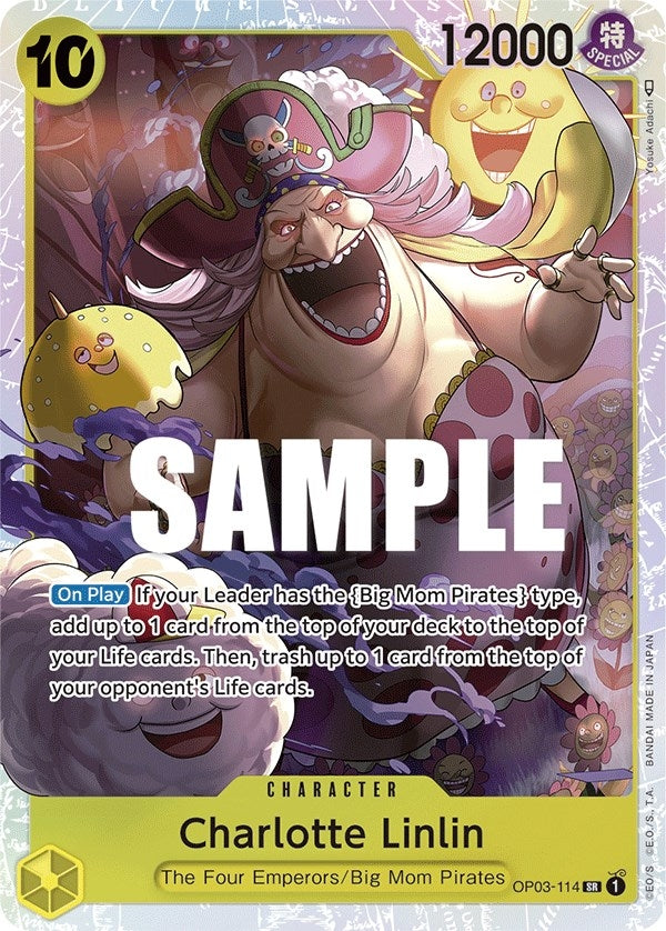 Charlotte Linlin (114) (3114) (OP03) - One Piece Card Game Single