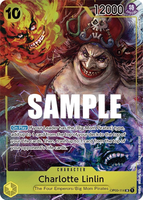 Charlotte Linlin (114) (Alternate Art) (3114) (OP03) - One Piece Card Game Single
