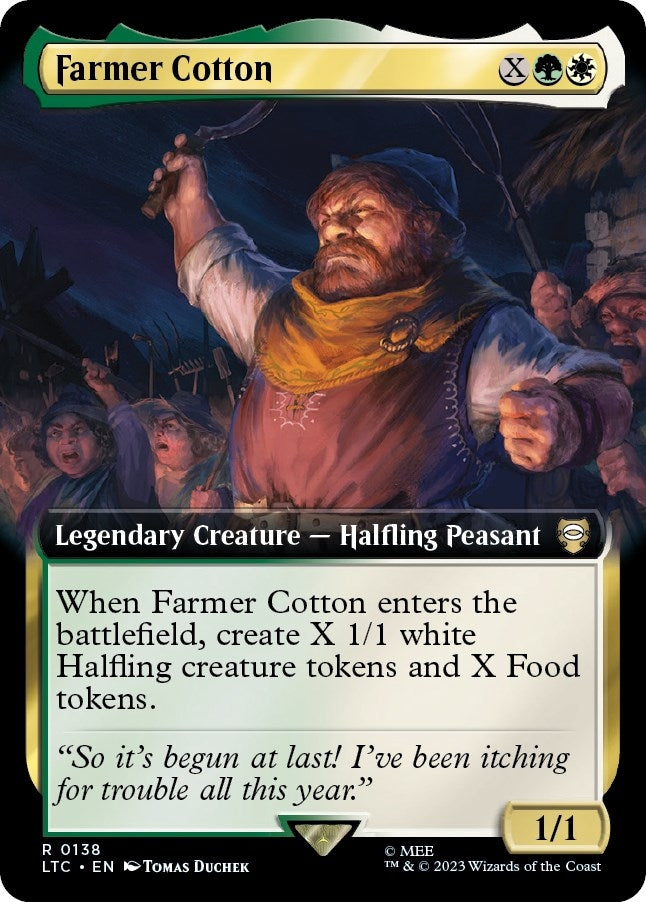 Farmer Cotton (Extended Art) (138) [LTC] - MTG Single