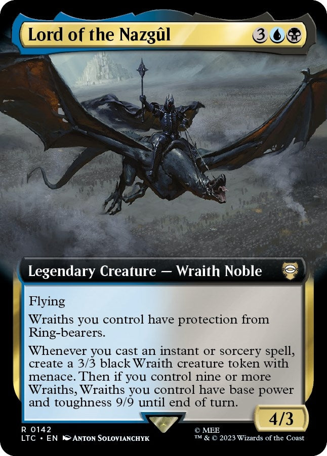 Lord of the Nazgul (Extended Art) (142) [LTC] - MTG Single
