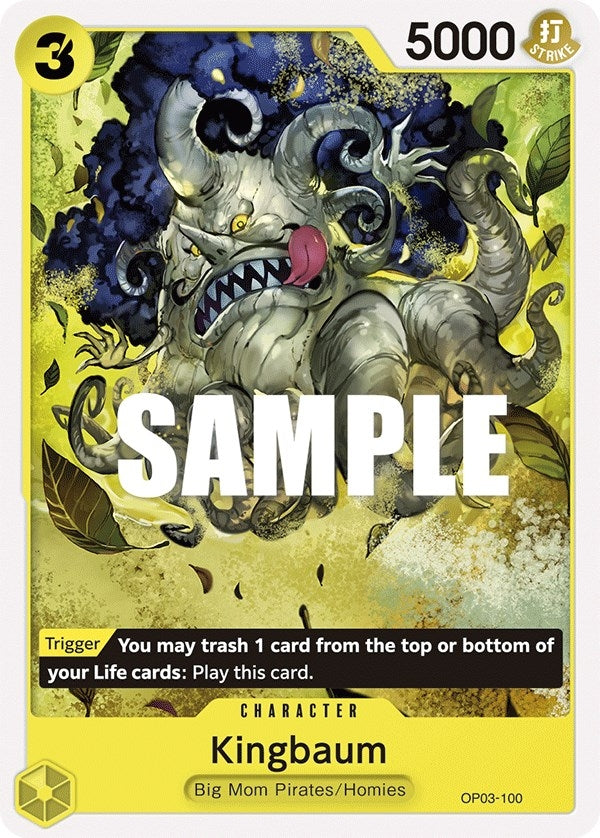 Kingbaum (3100) (OP03) - One Piece Card Game Single