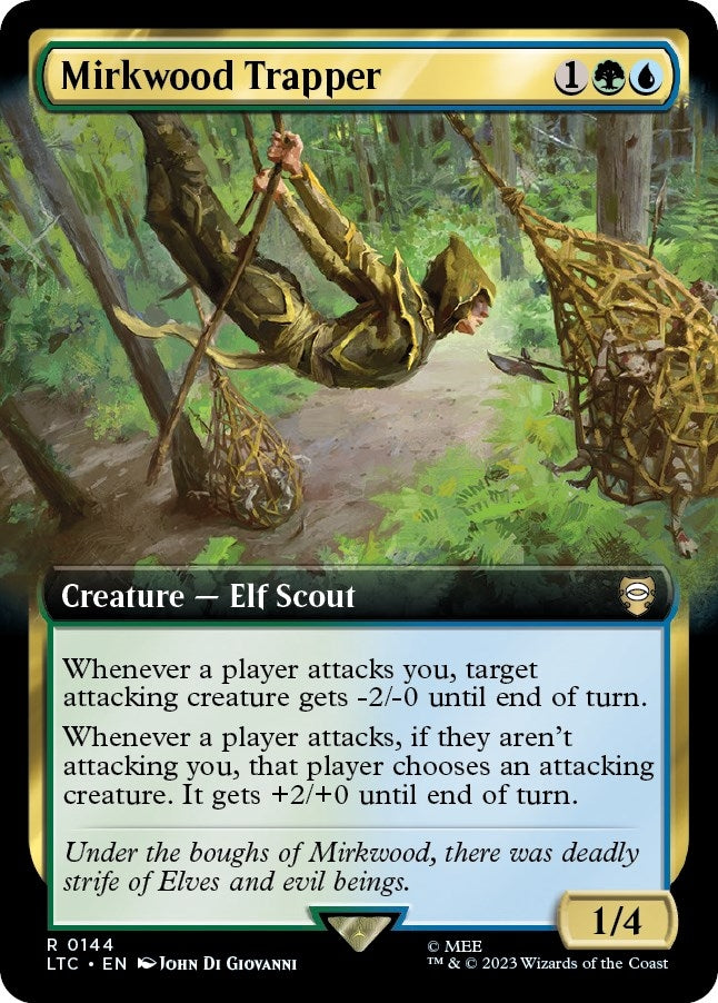Mirkwood Trapper (Extended Art) (144) [LTC] - MTG Single