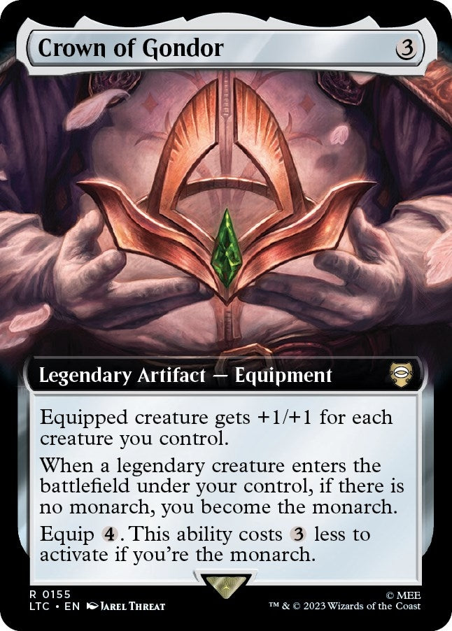 Crown of Gondor (Extended Art) (155) [LTC] - MTG Single