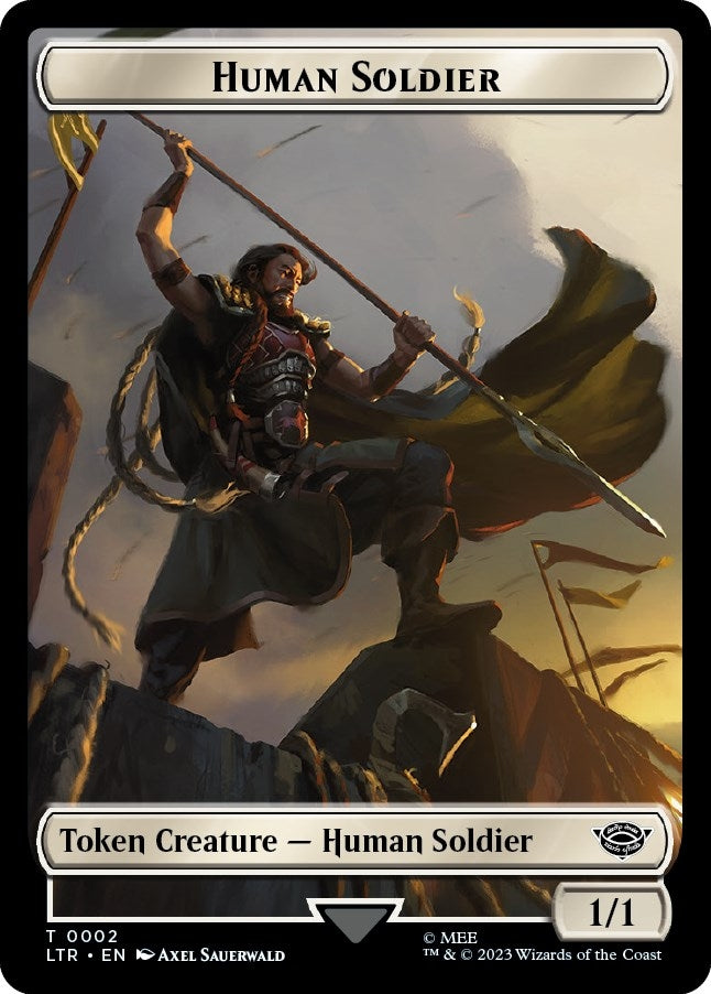 Human Soldier Token (0002) (0) [LTR] - MTG Single