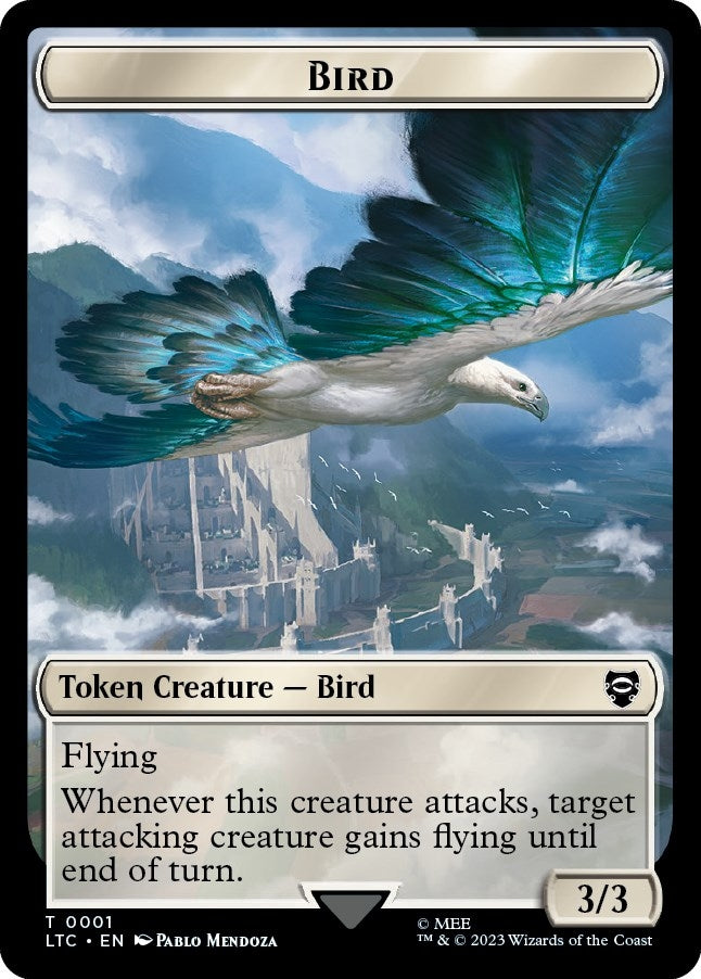 Bird (0001) // Food (0010) Double-Sided Token (0) [LTC] - MTG Single