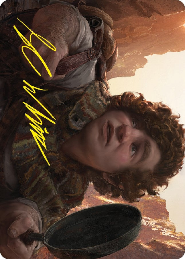 Sam Loyal Attendant Art Card (Gold-Stamped Signature) (58) [ASLTR] - MTG Single
