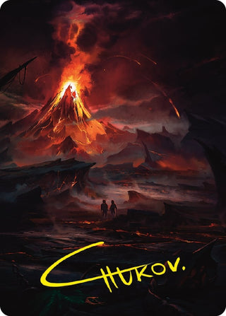 Valley of Gorgoroth Art Card (Gold-Stamped Signature) (80) [ASLTR] - MTG Single