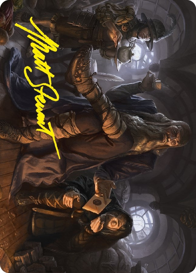 Sharkey Tyrant of the Shire Art Card (Gold-Stamped Signature) (22) [ASLTR] - MTG Single
